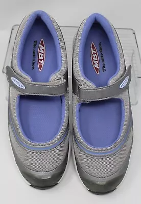 Women's MBT Mary Jane Style Rocker Walking Shoes - Gray & Lilac - Size 9 • $25.55