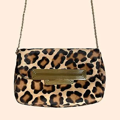 Lauren Merkin Calf Hair Leopard Bag • $35