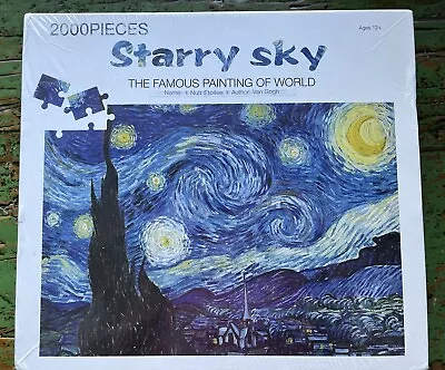 Starry Sky 2000 Piece Jigsaw Puzzle The Famous Painting Of World Van Gogh. • $12