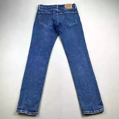 Levis 511 Jeans Mens 31x32 Blue Denim Slim Fit Straight Leg Medium Stone Wash • $23.99