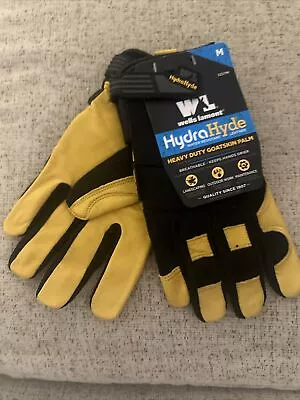 Wells Lamont Men's HydraHyde Leather Work Gloves Size.Medium. NWT • $13.99