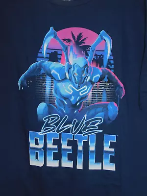 Blue Beetle T Shirt 3XL 54 56 Blue Tshirt Beetle City Jump • $11.83