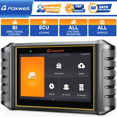 FOXWELL NT710 Bidirectional Diagnostic Scan Tool OBD2 Scanner Car Key ECU Coding • £229