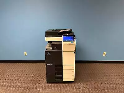 Demo Konica Minolta Bizhub C368 Color Copier Printer Scanner Fax Finisher 11K Us • $3500