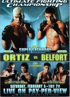 2010 Fight Poster Review UFC 51 Tito Ortiz Vs Vitor Belfort #FPR-UFC51 • $2.98