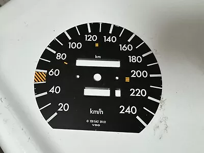 Genuine NOS Mercedes 500SE 500SEL W126 S-Class VDO Speedometer Euro 240kmh OEM • $100