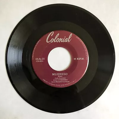 Lalo Guerrero -mujeriego / Juan Manuel- Mexican 7¨ Single Paper Sleeve • $9.99