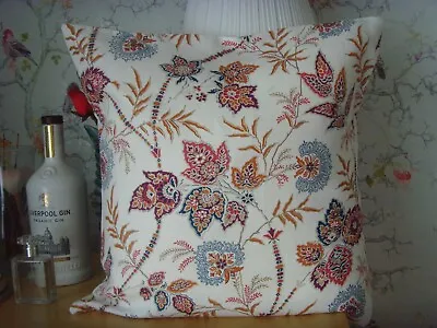 SCHUMACHER EMPERORS VINE PAISLEY   PRINT  CUSHION COVER For 16in Pad MULTI • £7.99