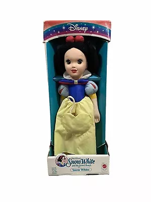 Vintage 1993 Disney Snow White Doll Plush Mattel Toys (16 Inch) • $21