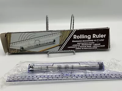 Vintage Rolling Ruler Drafting Ruler With Rolling Scale  CONVERSION Inbox • $10