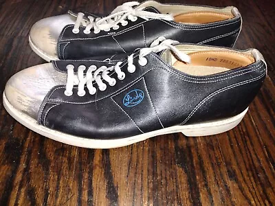 Vintage Linds Bowling Shoes Mens 10.5D Blue Right Hand Bowler • $59.99