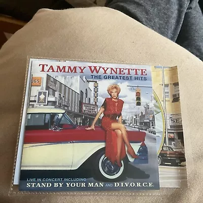 Tammy Wynette - Greatest Hits (Live) - Original CD Album & Inserts Only • £1.78
