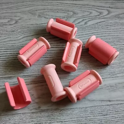 Vtg Little Tikes Beauty Salon Replacement Hot Rollers Plastic Pink Hair Curlers  • $34