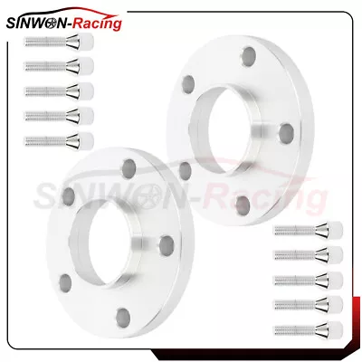 2pcs 15mm 5x120 Wheel Spacers W/ Bolt Lugs 72.56 For 2014 BMW M3 E30 X1 Z4 Z8 • $37.99