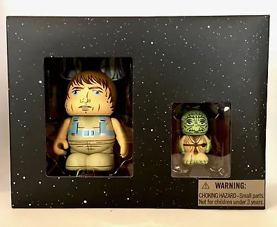 Disney Vinylmation 3  Star Wars 4 Luke Skywalker Yoda Dagobah Combo Set Figure • $55.99