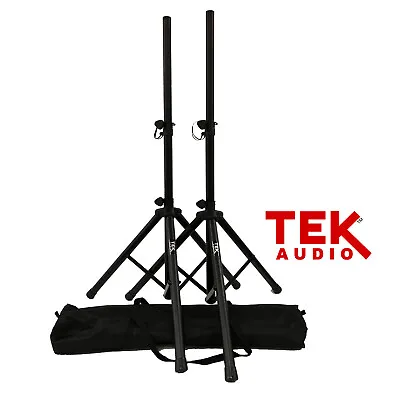 2x PA Stand SS260 High Quality Speaker Tripod Stands Kit + Bag Stands TEK Audio • £46.90