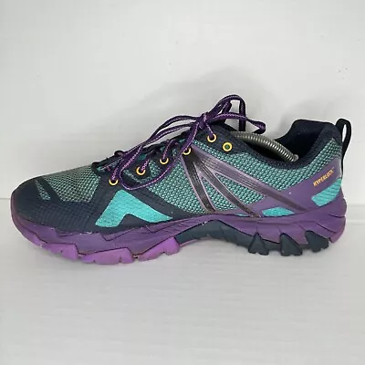 Merrell Teal/Purple MQM Flex Connect Hiking Shoes Women’s 10 Rare Colorway • $28