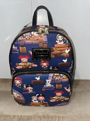 NWT Disney Pirates Of The Caribbean Loungefly Mini Backpack Disney Cruise Line • $54.99
