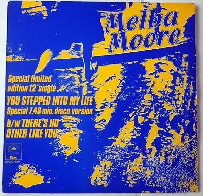 Melba Moore - You Stepped Into My Life  1978 Epic Limited Edition 12  Single • £1.99