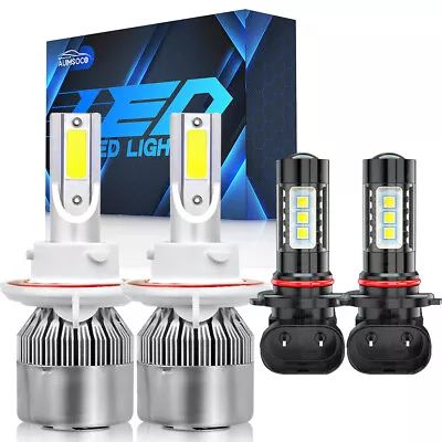 For Dodge Durango 2004-2006 4X LED Headlight High/Low Beam + Fog Light Bulbs Kit • $39.99