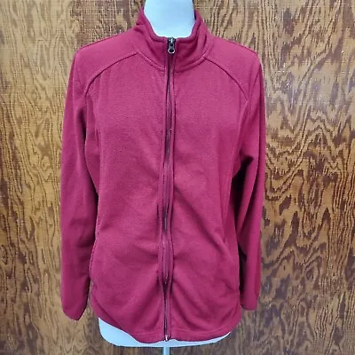 Merona Women's Red Fleece Full Zip Jacket Size XXL • $14.99