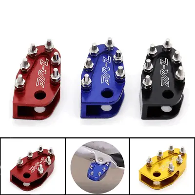 CNC  Rear Foot Brake Pedal Lever Plate Tip For Suzuki DRZ400E DRZ400 S/SM DRZ250 • $10.11