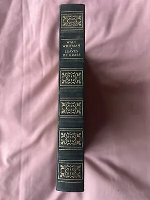 Leaves Of Grass By Walt Whitman The Franklin Library 1979 Gilt Pages • $20.99