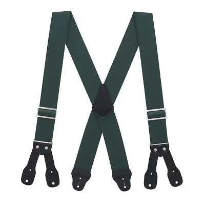 SuspenderStore LOGGER Suspenders - LOW STRETCH BUTTON - 5 Colors & 4 Sizes • $30.95