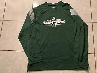 Vintage Majestic Michigan State Spartans Mens Xl Fast Ship Good Condition Guc  • $14