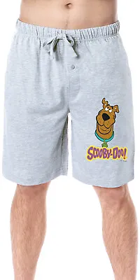 Scooby-Doo Mens' Cartoon Title Logo Face Character Sleep Pajama Shorts • $24.99