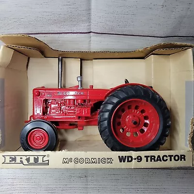 Vintage 1988 1/16 Ertl With Custom Stack MCCORMICK WD-9 Tractor Die-cast Tractor • $75.99