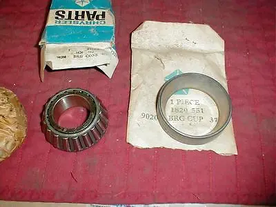 Nos Mopar 1957-74 8 3/4 Rear Differential Pinion Bearing & Race 1 3/8 & 1 7/8  • $95