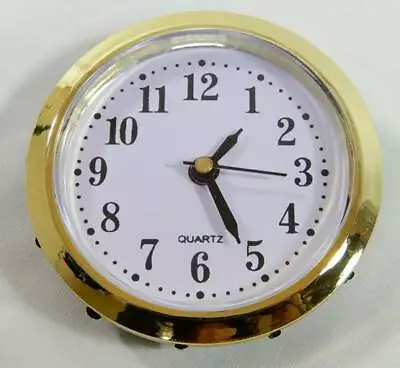 Wall Clock Gold 6cm Caravan Camper Motorhome Boat CLOCKS JAYCO Accessories PARTS • $7