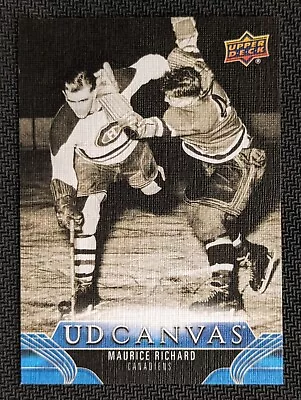 Maurice Richard Retired UD CANVAS SSP! 2023-24 Upper Deck Series 2! Canadiens! • $13.99