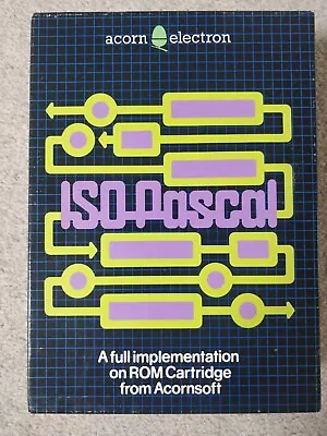 Acornsoft ISO Pascal ROM Cartridge For Acorn Electron: Extremely Rare + Complete • £199