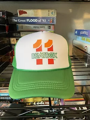 Beatbox Beverages Hat - 7/11 Green Trucker Hat - Adjustable Snapback • $40