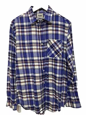 Acne Studio Blue Checkered Shirt Size 46/ L • £28