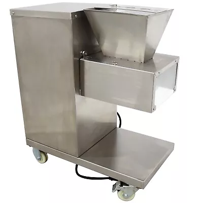 110V 8mm Blade Full Stainless Steel Meat Cutter Commercial Beef Slicer 800kg/h • $1089