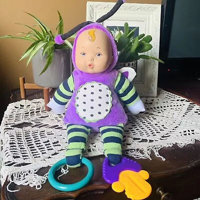 Madame Alexander Baby 13” Purple Rattle Carseat Plush Infant Doll • $12