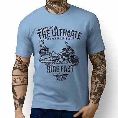 JL Ultimate Illustration For A Honda Gold Wing GL1800 Motorbike Fan T-shirt • £19.99