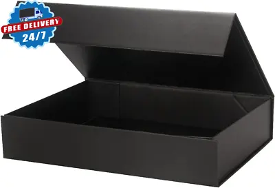 Gift Box With Lids 11.5 X 8.5 X 2.3 In Magnetic Closure Collapsible Gift Boxes  • $14.77