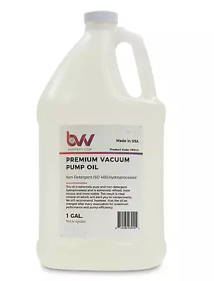 BVV Premium Vacuum Pump Oil Size 1 Gallon • $78.99