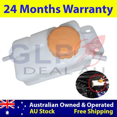 Coolant Radiator Reservoir Tank 96930818 With Cap For Holden Barina TK 1.6L • $39.95