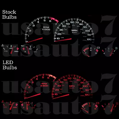 Dash Instrument Cluster Gauge RED LED LIGHTS KIT Fits 97-02 Chevy Camaro 4th Gen • $12.89