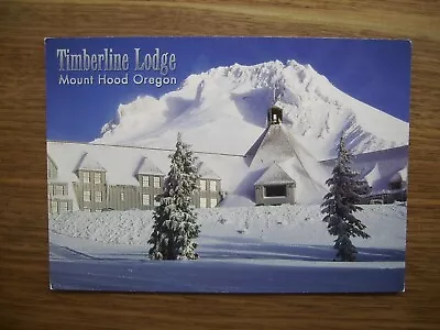 Timberline Lodge Mt. Hood Oregon Postcard Unposted • $2.15