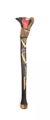 Penobscot Native American Carved Chief Wooden Root War / Ceremonial Club 20” • $231.24