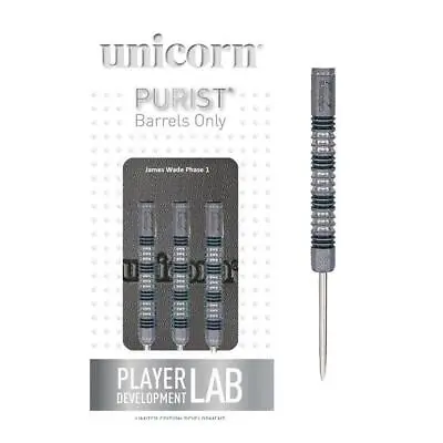 Unicorn James Wade Purist 90% Tungsten Steel Tip Darts • £54.95