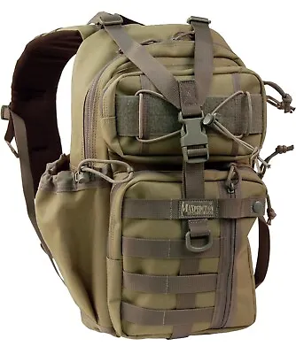 Maxpedition Sitka Gearslinger Khaki With Patches • $115