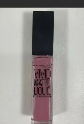 Maybelline Color Sensational Vivid Matte Liquid Lipstick 12 Twisted Tulip  • $5.90