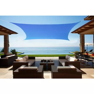 Waterproof Sun Shade Sail Awning Outdoor Patio Pergola Canopy Shelter 10 Colors • $25.99